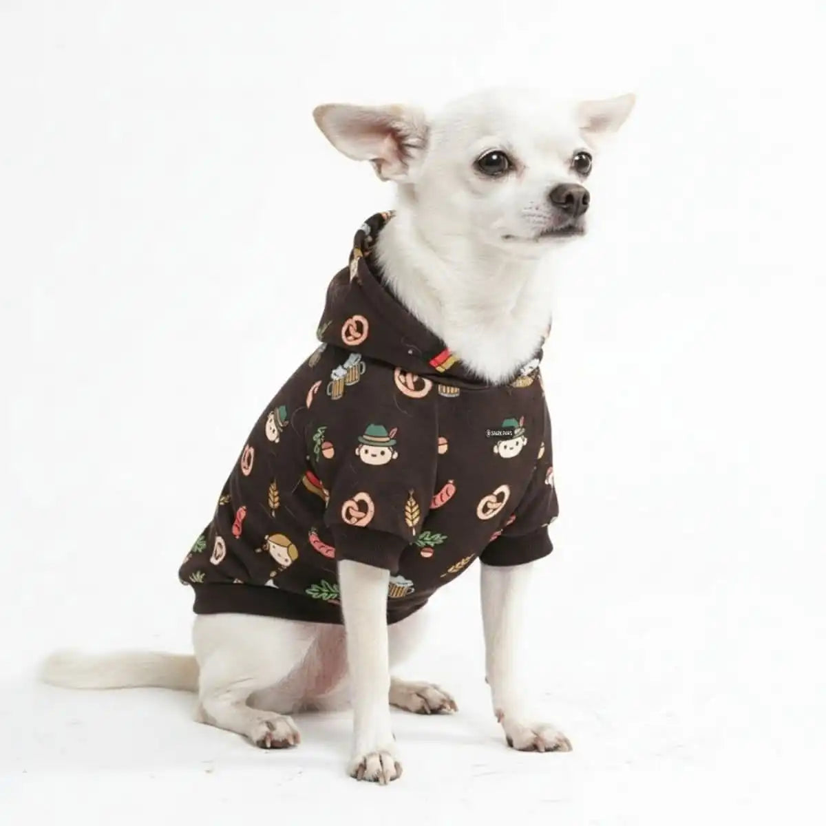 The Germany Dog Hoodie - Dark Brown