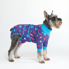 Dog Surgical Suit - Planets