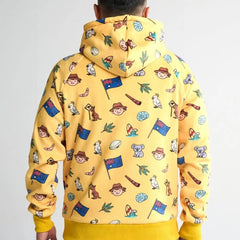 The Australia Human Hoodie - Yellow