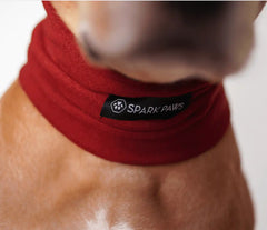 Anxiety Calming Dog Earmuff Protector - Red