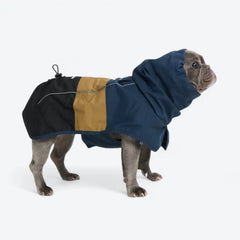 Breatheshield™ Dog Raincoat - Blue Gold Black