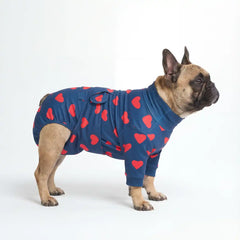 Dog Surgical Suit - Hearts