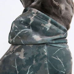 Concrete Wood Dog Hoodie - Timber