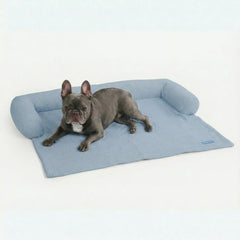 Frostcore™ Cooling Couch Cover Dog Bed - Waffle Ash Blue