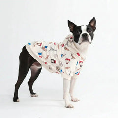 The France Dog Hoodie - Beige