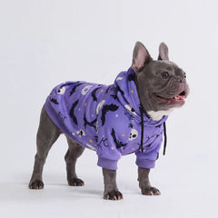 Halloween Dog Hoodie - Purple