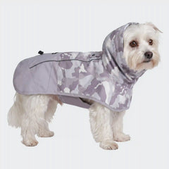 Breatheshield™ Dog Raincoat - Camo Grey