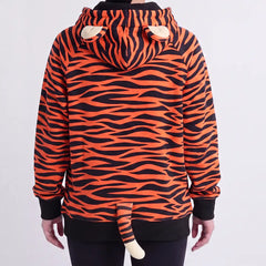 Halloween Human Hoodie - Tiger