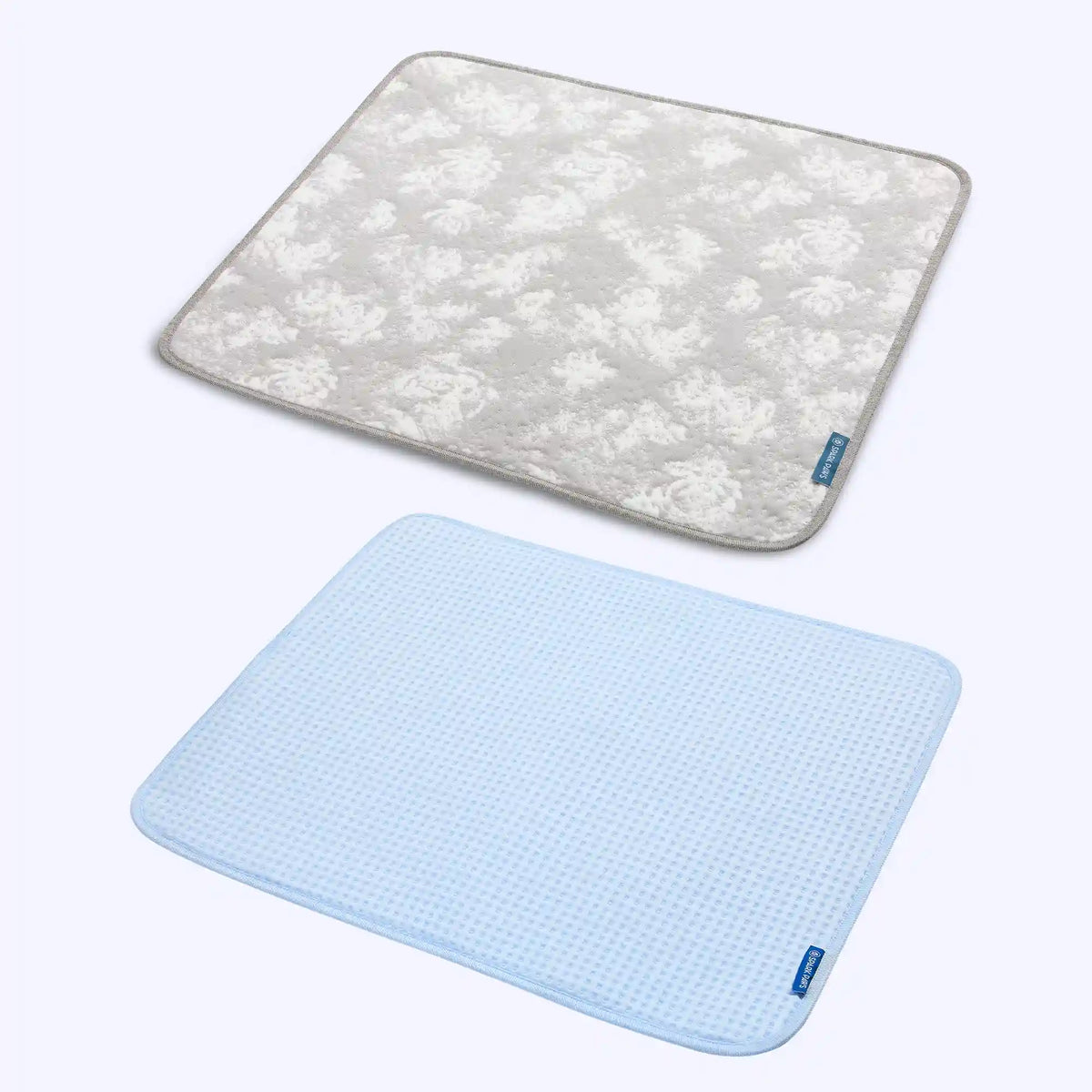 Frostcore™ Cooling Mat (2-pack) - Clouds Grey & Waffle Blue
