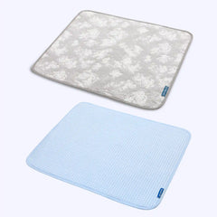 Frostcore™ Cooling Mat (2-pack) - Clouds Grey & Waffle Blue