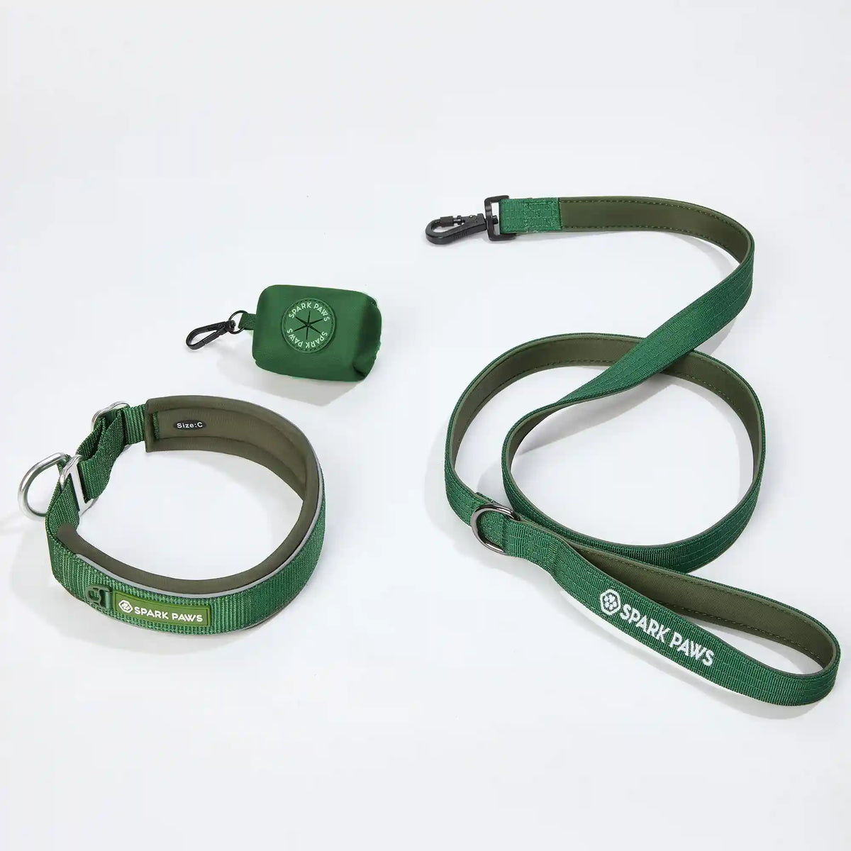 Martingale Collar Set - Army Green