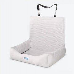 Frostcore™ Dog Cooling Car Seat Bed - Waffle Grey