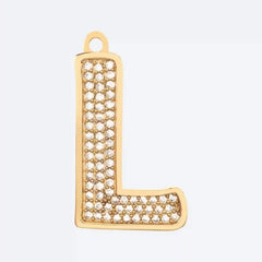 Initial Letter Jewelry Tag - L