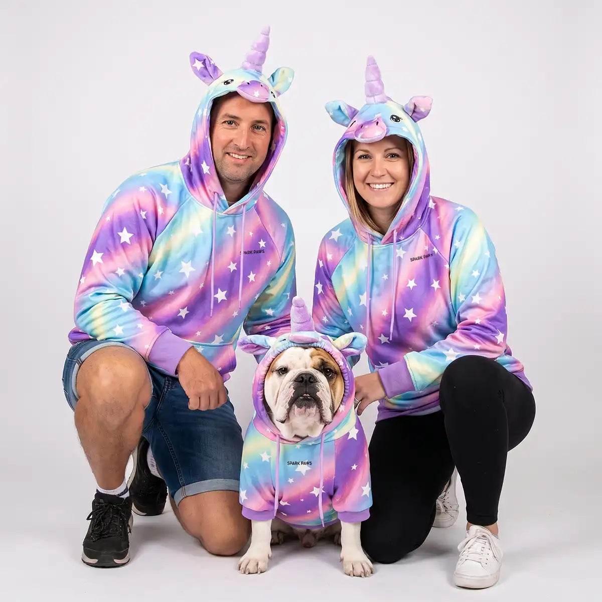 Halloween Dog & Human Matching Hoodie Set – Unicorn