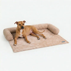Frostcore™ Cooling Couch Cover Dog Bed - Waffle Brown