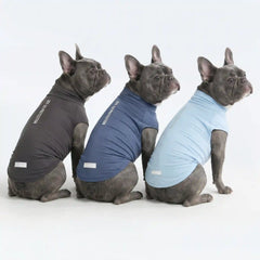 Sunblock Dog T-Shirt (3-pack) - Navy Blue, Dark Grey, Blue
