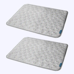 Frostcore™ Cooling Mat (2-pack) - Hearts Grey