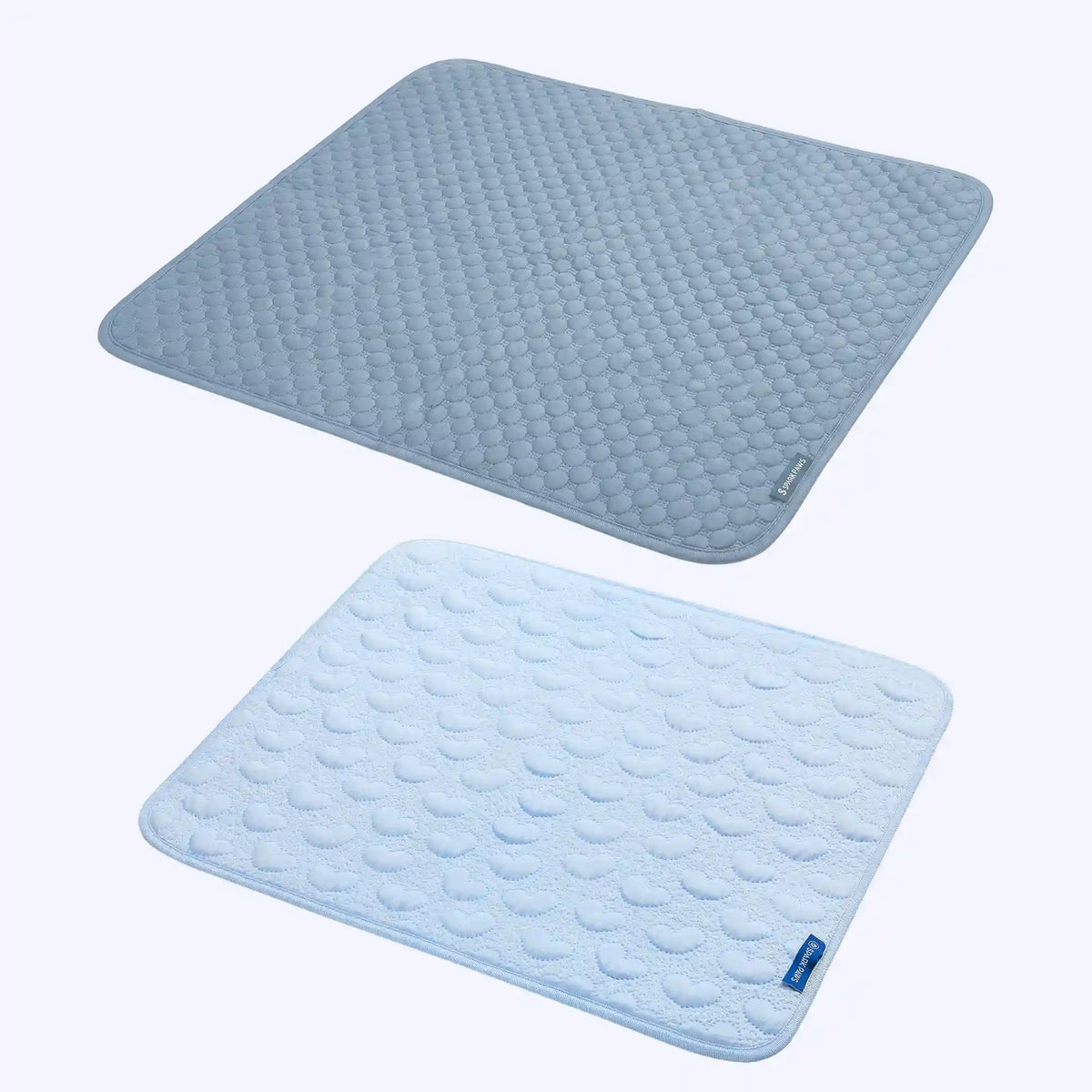 Frostcore™ Cooling Mat (2-pack) - Ash Blue & Hearts Blue