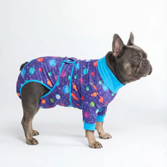 Dog Surgical Suit - Planets
