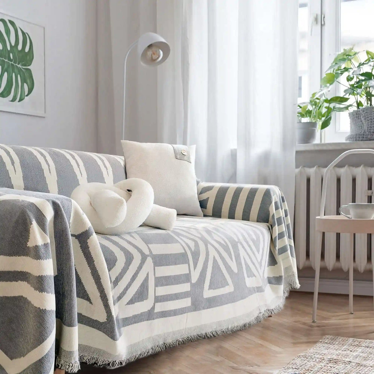 Pet Couch Cover - Boho Grey