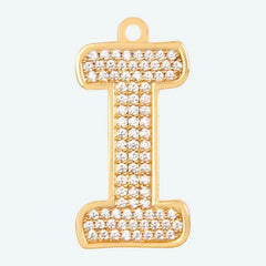Initial Letter Jewelry Tag - I