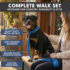 Comfort Control Collar Set - Blue Camo