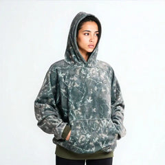 Concrete Wood Human Hoodie - Timber