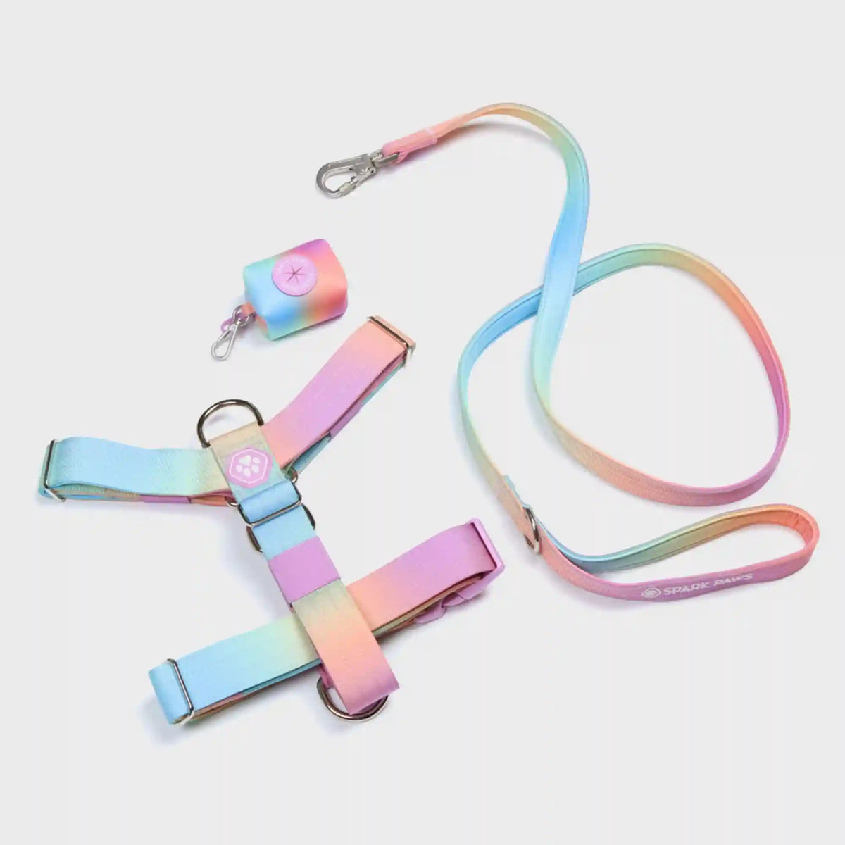 Comfort Control No-Pull Dog Harness Set - Pastel Icing