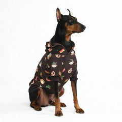 The Germany Dog Hoodie - Dark Brown