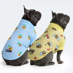 Sunblock Dog T-Shirt (2-pack) - Bees Pineapple