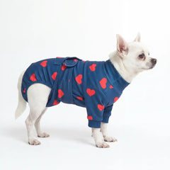 Dog Surgical Suit - Hearts