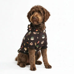 The Germany Dog Hoodie - Dark Brown