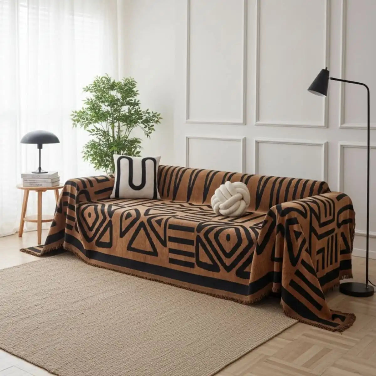 Pet Couch Cover - Boho Brown