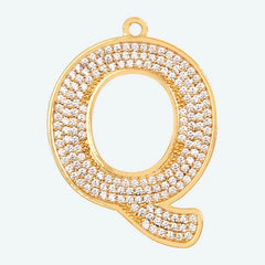 Initial Letter Jewelry Tag - Q