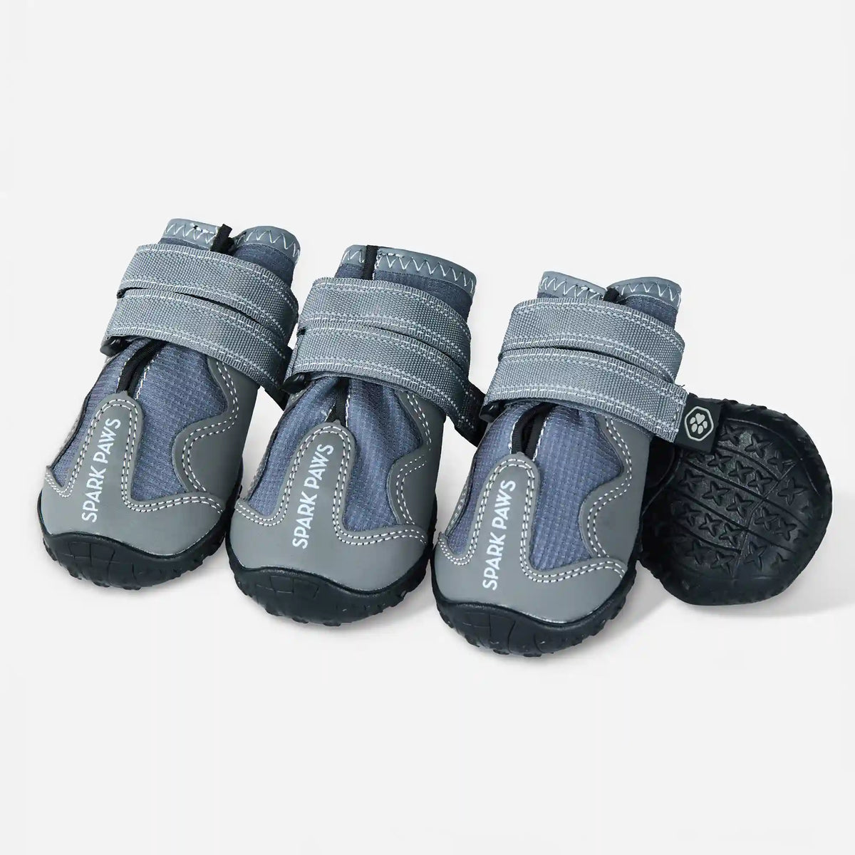 365 All-Season Dog Shoe 4PC Set - Grey