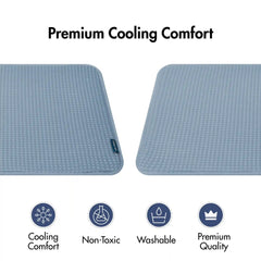 Frostcore™ Cooling Mat (2-pack) - Waffle Ash Blue