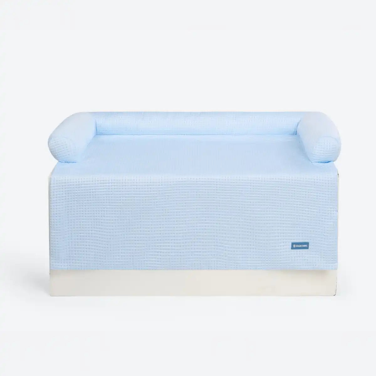 Frostcore™ Cooling Couch Cover Dog Bed - Waffle Blue