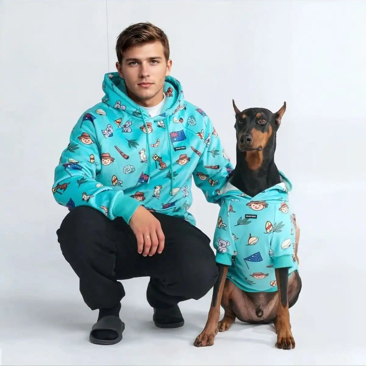 The Australia Human Hoodie - Teal