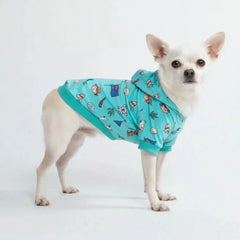 The Australia Dog Hoodie - Teal