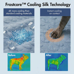 Frostcore™ Cooling Mat (2-pack) - Hearts Ash Blue