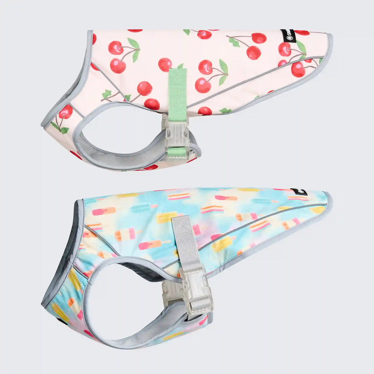 Dog Cooling Vest (2-pack) - Cherries & Popsicles