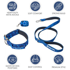 Comfort Control Collar Set - Blue Camo